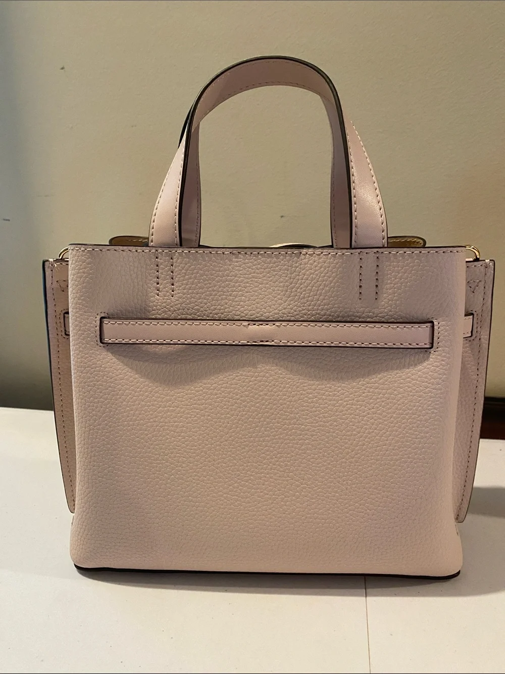 Michael Kors Emilia Blush Pink Leather Top-Handle Satchel
